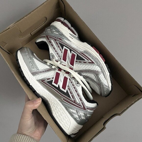 New Balance Gray Red 1906R Sneakers - 6US, New In Box! - Picture 9 of 10